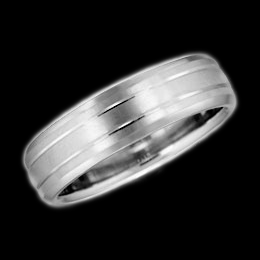 Брачни халки в бяло злато 24