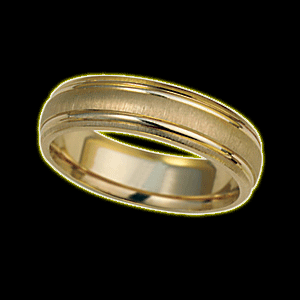 Брачни халки в жълто злато с диаманти 18